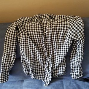 super cute plaid button down